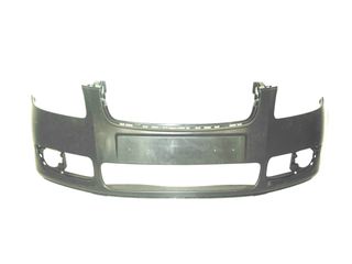 Paragolpes Delantero Imprimado (Con Agujero) para Skoda FABIA II 2007 y ROOMSTER 2006