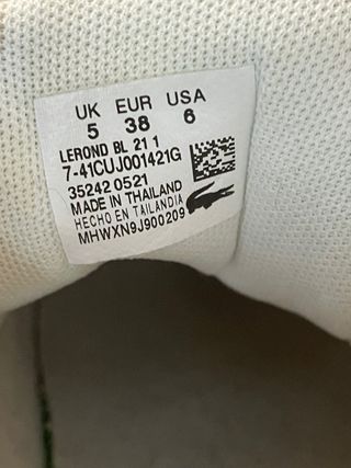 Zapatillas Lacoste Blancas