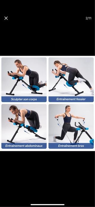 Maquina abdominales Entrenador de musculos