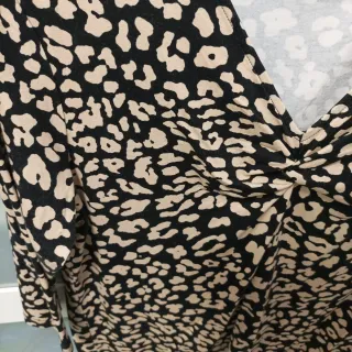 Top El Corte Inglés estampado animal print