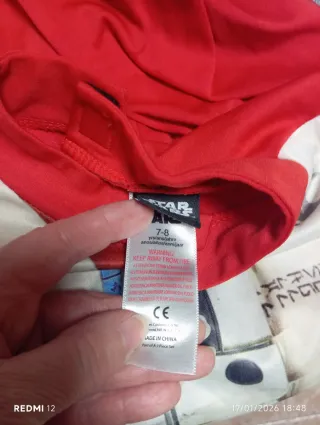 Disfraz Piloto Star Wars Talla 7-8 años.