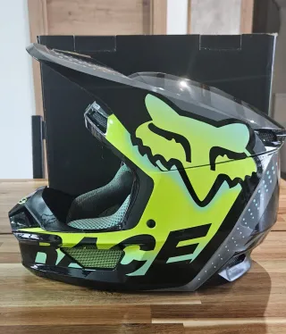 Casco Moto Fox V1 Trice Teal