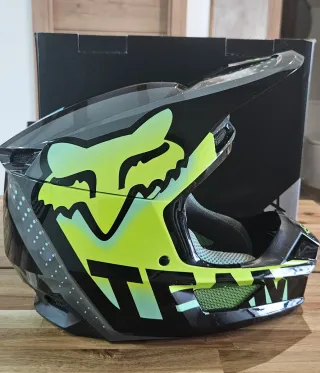Casco Moto Fox V1 Trice Teal