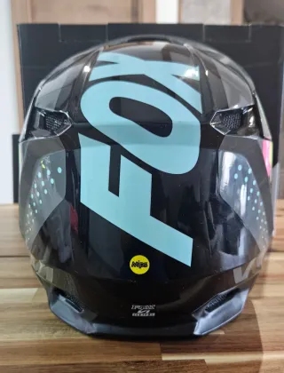 Casco Moto Fox V1 Trice Teal