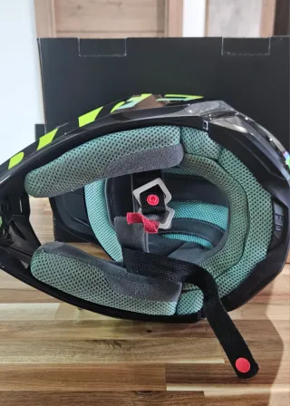 Casco Moto Fox V1 Trice Teal
