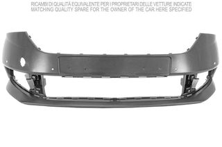 Paragolpes Delantero Imprimado Con Agujero Para Sensores para Skoda FABIA III 2018