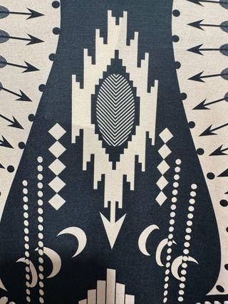 Top estampado tribal talla única licra fina