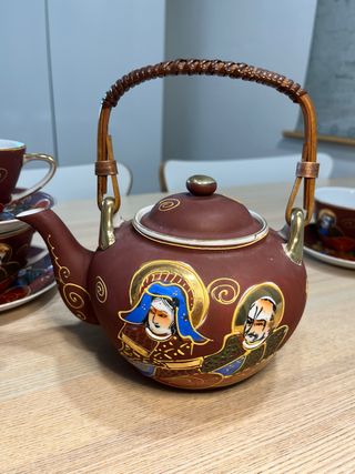 Set Tè Ceramica Satsuma .Fatto in Giappone