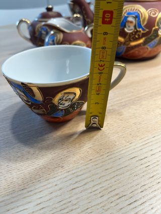 Set Tè Ceramica Satsuma .Fatto in Giappone