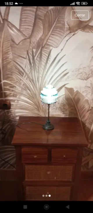 Lamparilla de mesa decorativa