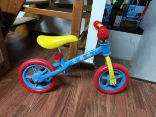 Bicicleta sin pedales Super Thins azul