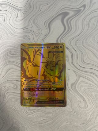 Carta Pokémon Ultra-Necrozma GX Oro