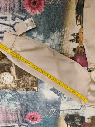 Blusa satén color champán