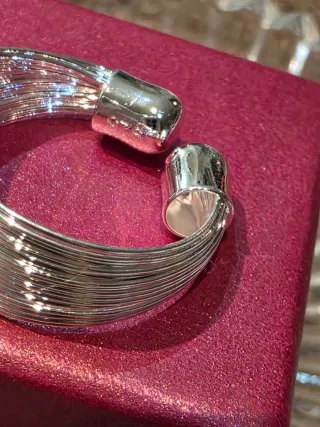 Anillo Hilos Plata S925 Ajustable