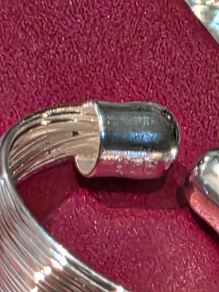 Anillo Hilos Plata S925 Ajustable