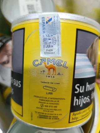 Bottiglie di tabacco Camel vuote Circa 200 bottiglie +-