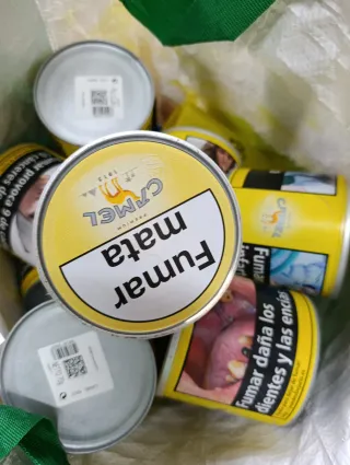 Bottiglie di tabacco Camel vuote Circa 200 bottiglie +-