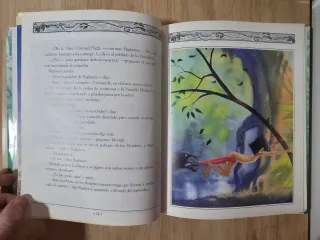 Clásico cuento Disney.El libro de la selva.Círculo