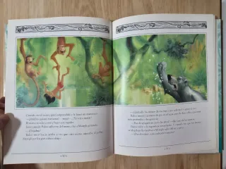 Clásico cuento Disney.El libro de la selva.Círculo