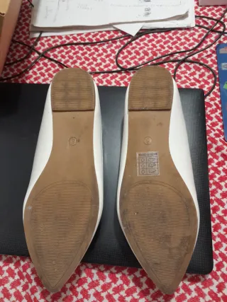 Ballerine vernice bianche