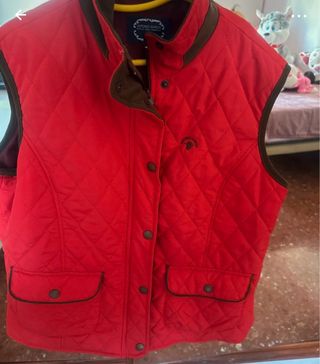 Chaleco Antonio Garcia Rojo y Marrón