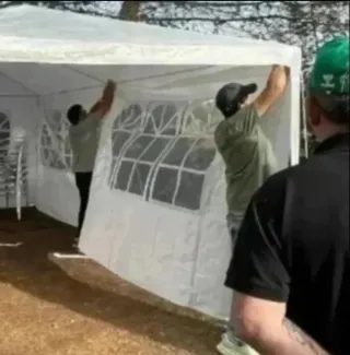 Carpa 6x3 impermeable con 4 paredes