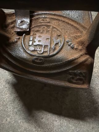 Lote 5 Planchas Antiguas Carbón Hierro Fundido