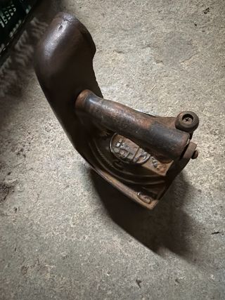 Lote 5 Planchas Antiguas Carbón Hierro Fundido