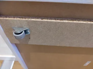 Cajón bajo cama Ikea blanco