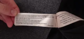 Vestido pichi Massimo Dutti negro y gris