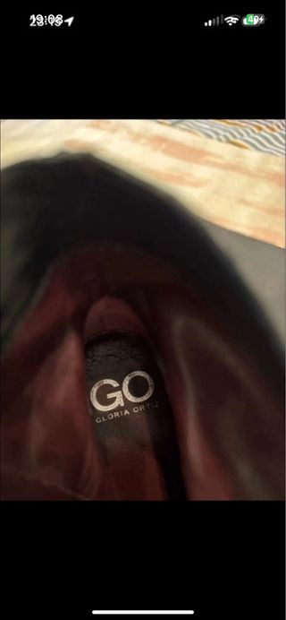 Botines de Piel Negros Talla 39