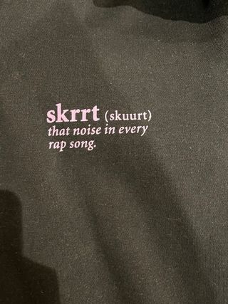 Sudadera Snipes Skrrt Negra Talla M