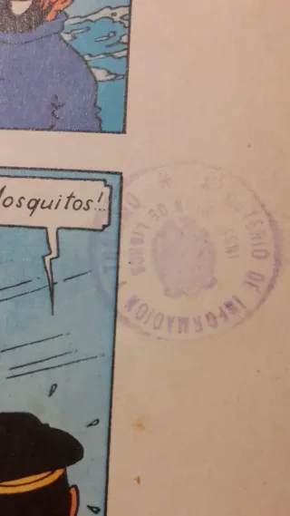 1958 B29. Tintin Coke en Stock. Ejemplar raro.