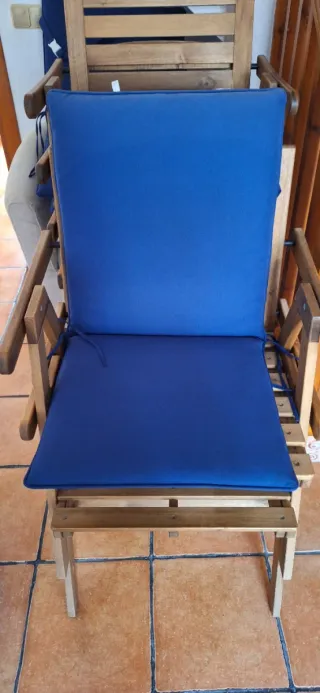 Cojines Silla El Corte Inglés Azul