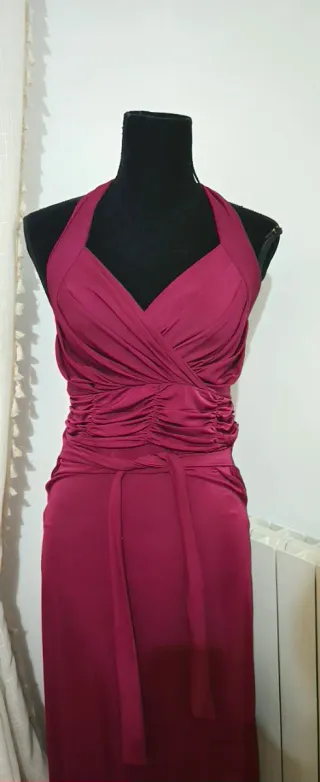 Vestido largo morado talla M