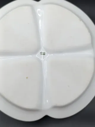 Bandeja Limoges Porcelana Flores Doradas