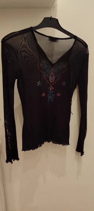 Vestido estampado floral manga larga y jerseys