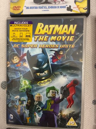 Lote 6 Películas DVD/Blu-ray Infantiles