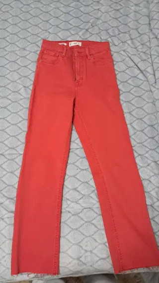 Pantalón Mango Rojo Talla M