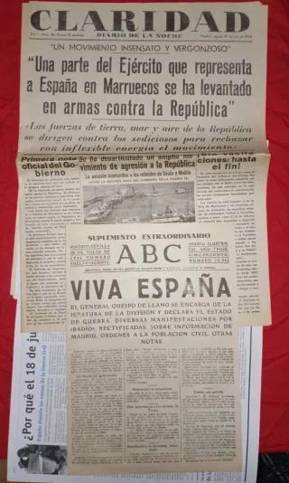 Periódicos Guerra Civil Española (facsímil)