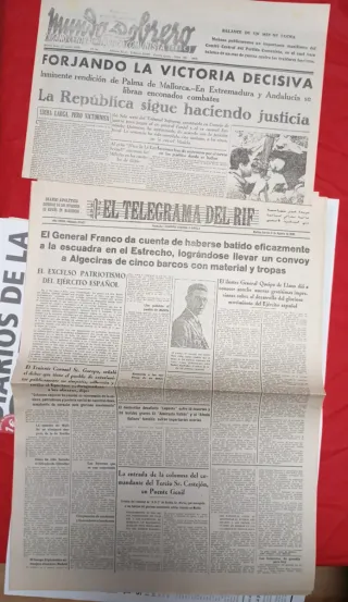 Periódicos Guerra Civil Española (facsímil)