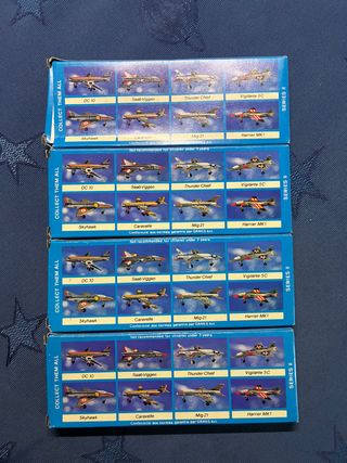 Lote 5 maquetas aviones Mini Kit Jet