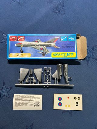 Lote 5 maquetas aviones Mini Kit Jet