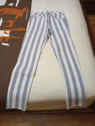 Pantalón Mango rayas Talla 34