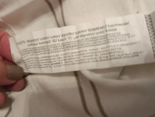 Camiseta Pull&Bear Rayas Beige New York XS