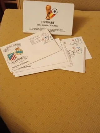 España 82 Caja 14 sobres