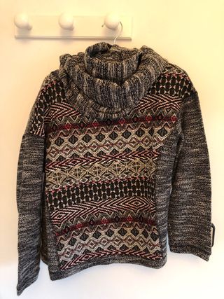 Oysho jersey jacquard tonos grises