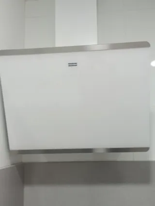 Campana de cocina Franke blanca cristal