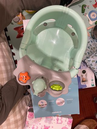 Asiento Bañera Bebé Interbaby Ventosas