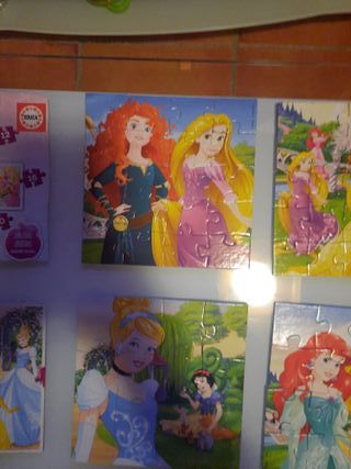 Puzzles Princesas Disney con Maletín
